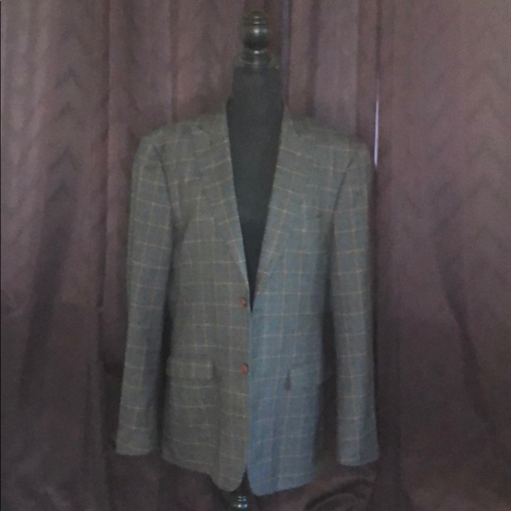 Azar Tailored Fit Pinstriped Men’s Suit